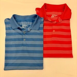 Nike Golf Tour Performance Dri-Fit Striped Polo Set of 2 XL